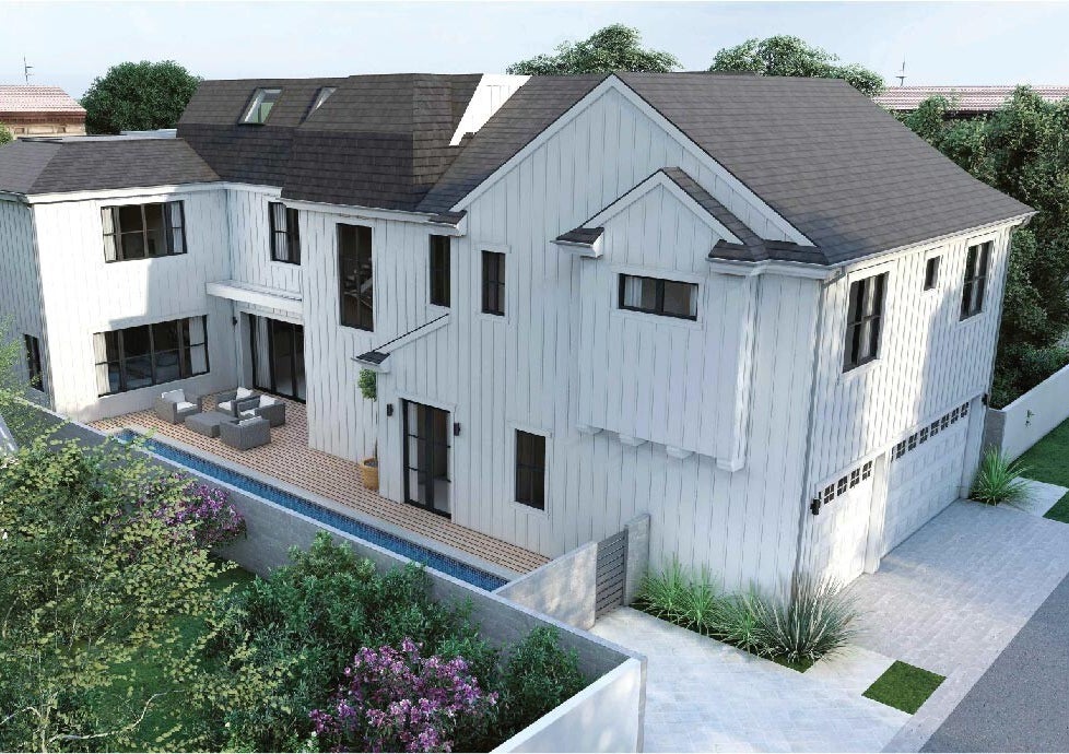 Rear architectural rendering of 521 12th Street